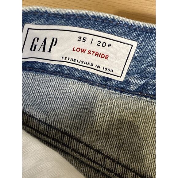 GAP Low Stride Women’s Loose (wide Legs) Jeans Size 35/ 20R - Picture 2 of 9